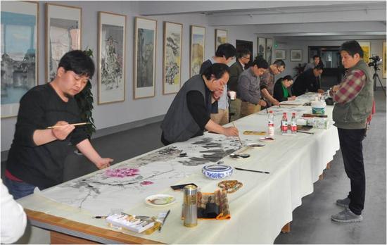 具象水墨首展走進(jìn)菏澤大德藝術(shù)館，探索當(dāng)代水墨繪畫新路徑